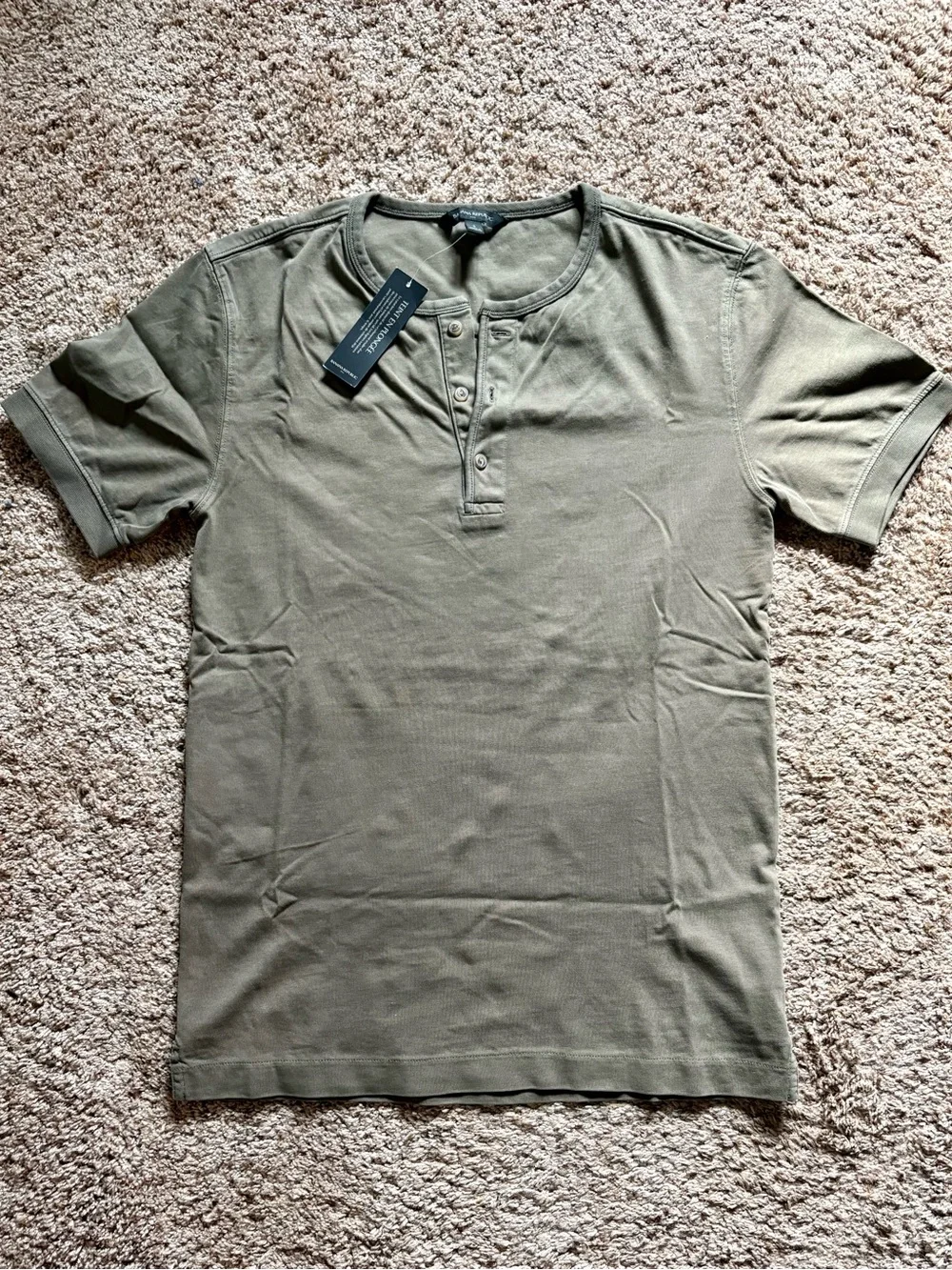 NWT!!!  Banana Republic Soft Wash Henley Shirt
